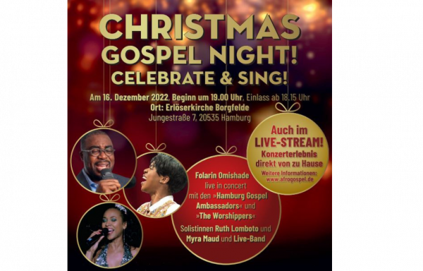 Christmas Gospel Night! Celebrate & Sing! 2022